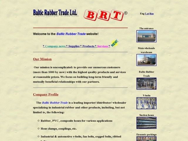 Baltic Rubber trade, SIA